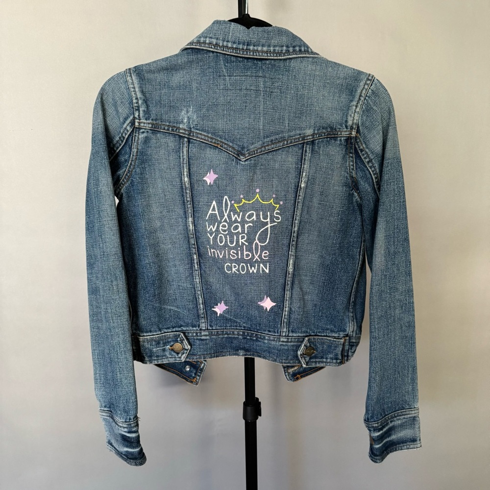 Custom Painted Denim Jacket